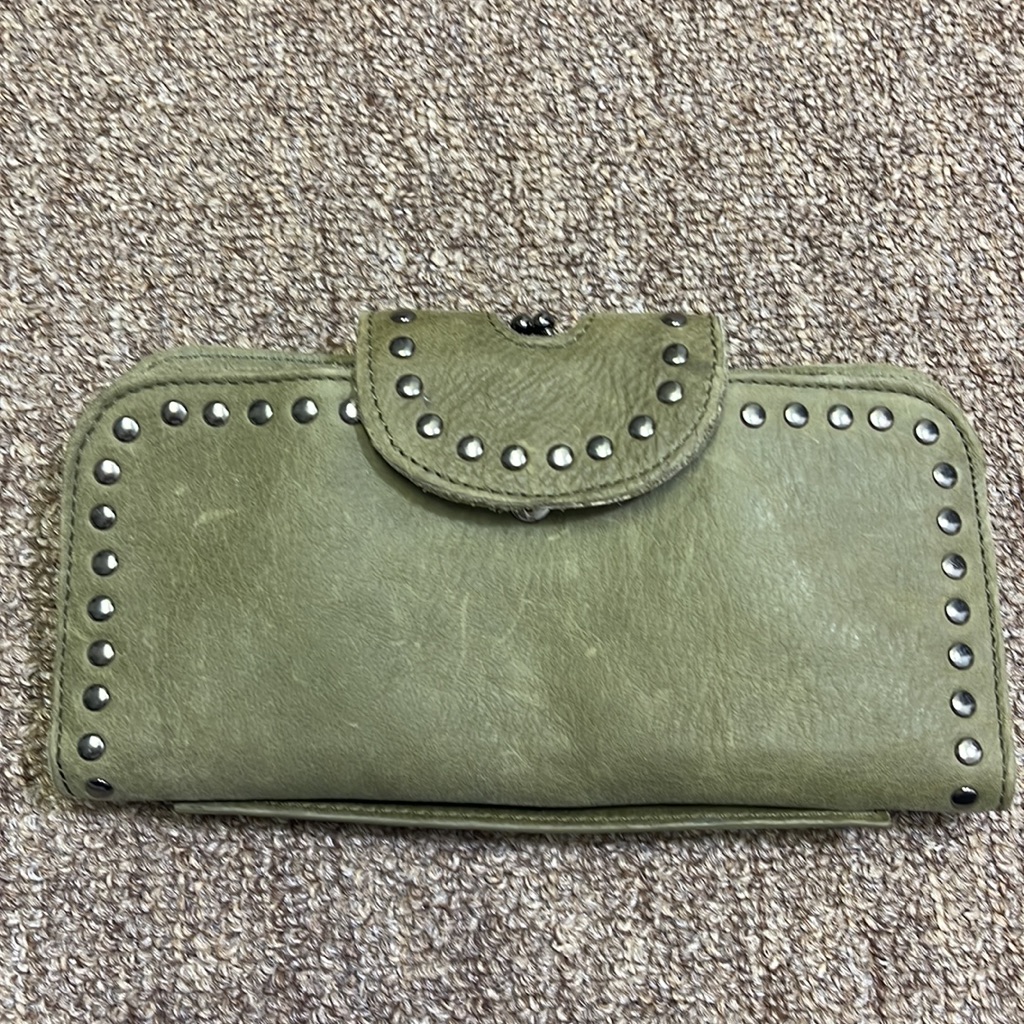 Brand New Soft Leather Green Wallet